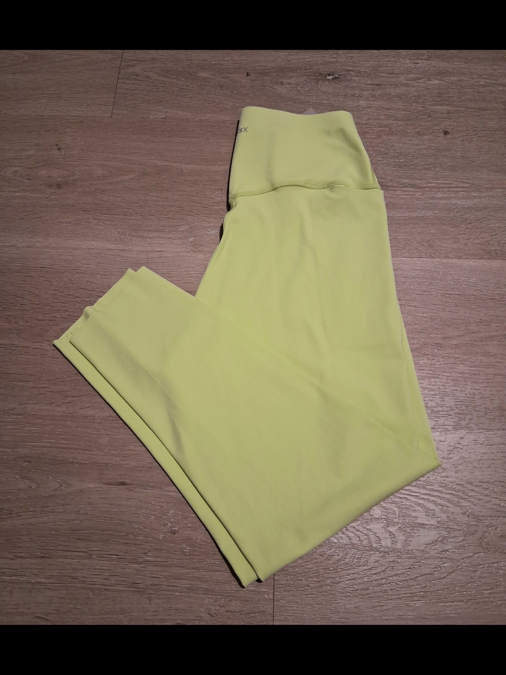 VSX High-Waist Neon Yellow Active Leggings - Picture 5 of 5